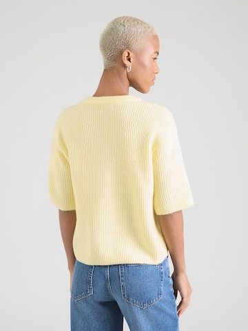 JDY Knit Cardigan 'JDYCatty' in Yellow