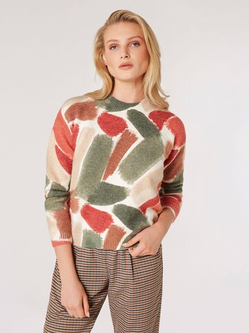Apricot Trui in Beige: voorkant