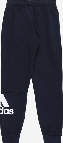 ADIDAS SPORTSWEAR Tapered Workout Pants 'Essentials French Terry' in Blue