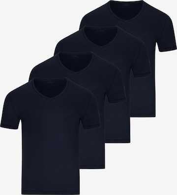 Ragman Undershirt 'Basic' in Blue: front