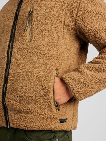 BLEND Sweatjacke in Braun