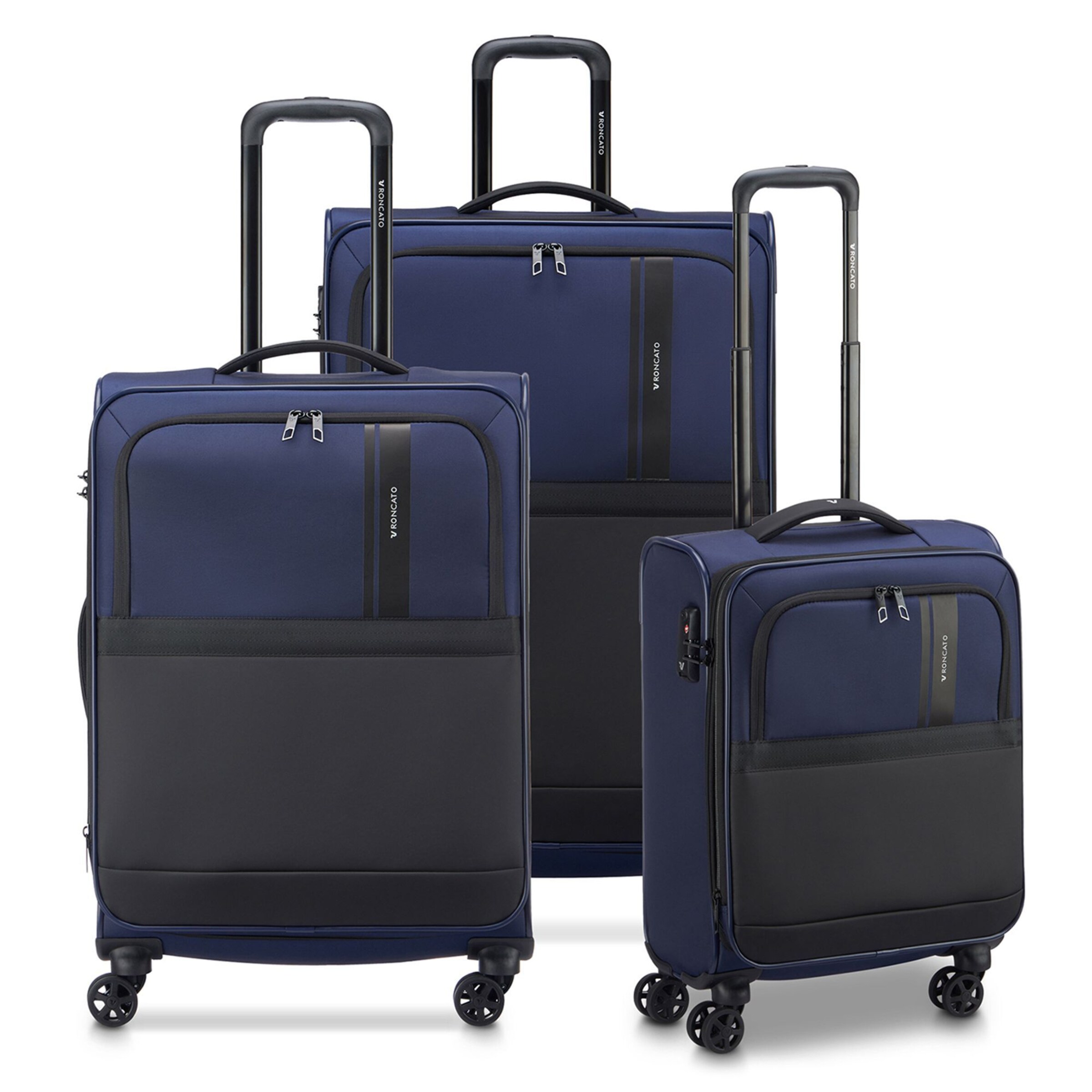 Roncato Suitcase Set in Blue: front