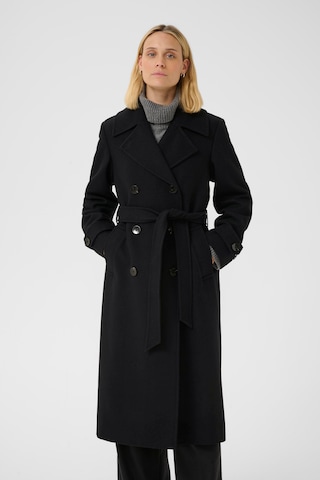 Part Two Between-seasons coat 'Synne' in Black: front