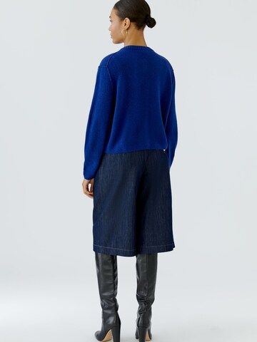 OUI Strickjacke in Blau