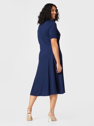 Lauren Ralph Lauren Plus Kleid in Blau
