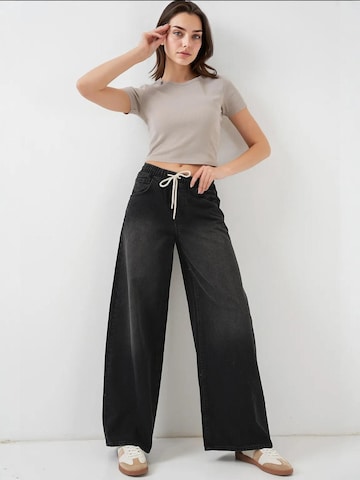 Bigdart Wide Leg Jeans in Schwarz