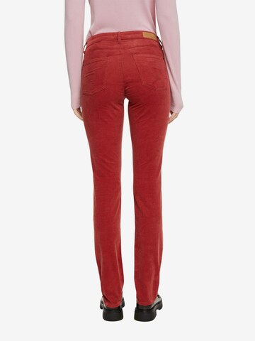 ESPRIT Slimfit Hose in Rot