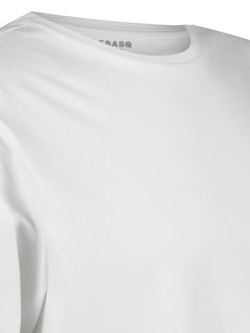 LEBASQ Undershirt 'Miles 3 Pack Crew Neck Long Fit' in White