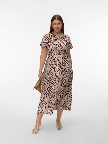 Vero Moda Curve Blusekjole 'VMCJosie' i grå: forside