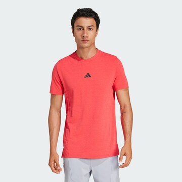 ADIDAS PERFORMANCE Regular Performance Shirt 'Designed for Training ' in Red: front