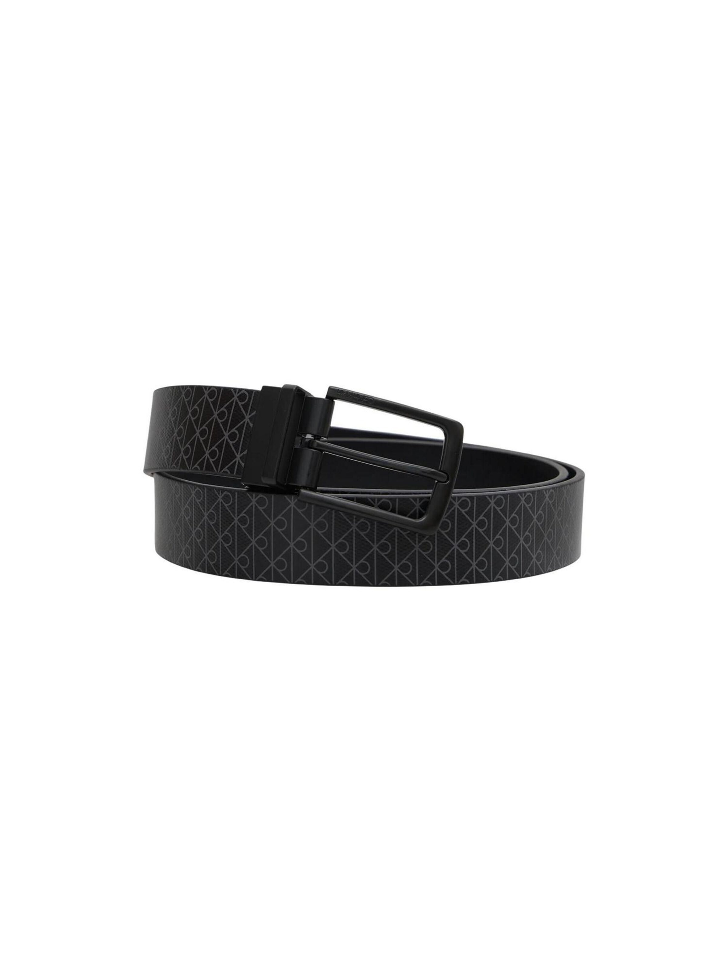 Cintura 'CASUAL PIN AOP COATED  35MM ADJ/ LV04D7113G' di Calvin Klein in nero