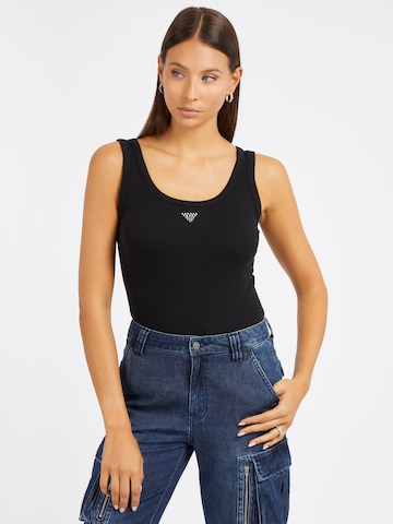 Top di GUESS in nero: frontale