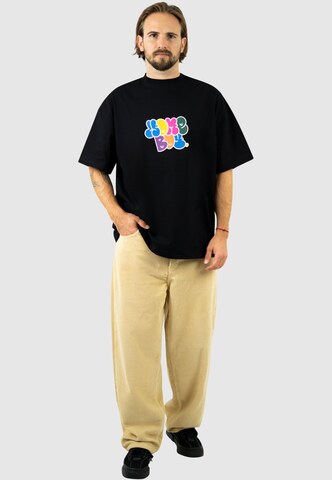 HOMEBOY Shirt 'Bubbles' in Black