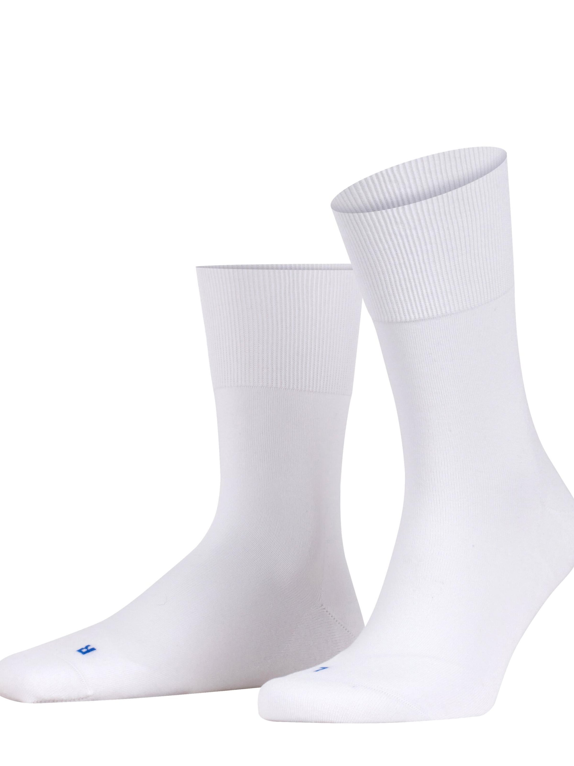 FALKE Socks 'Run' in White: front