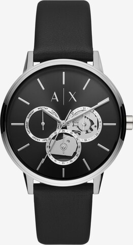 ARMANI EXCHANGE Analoguhr in Schwarz