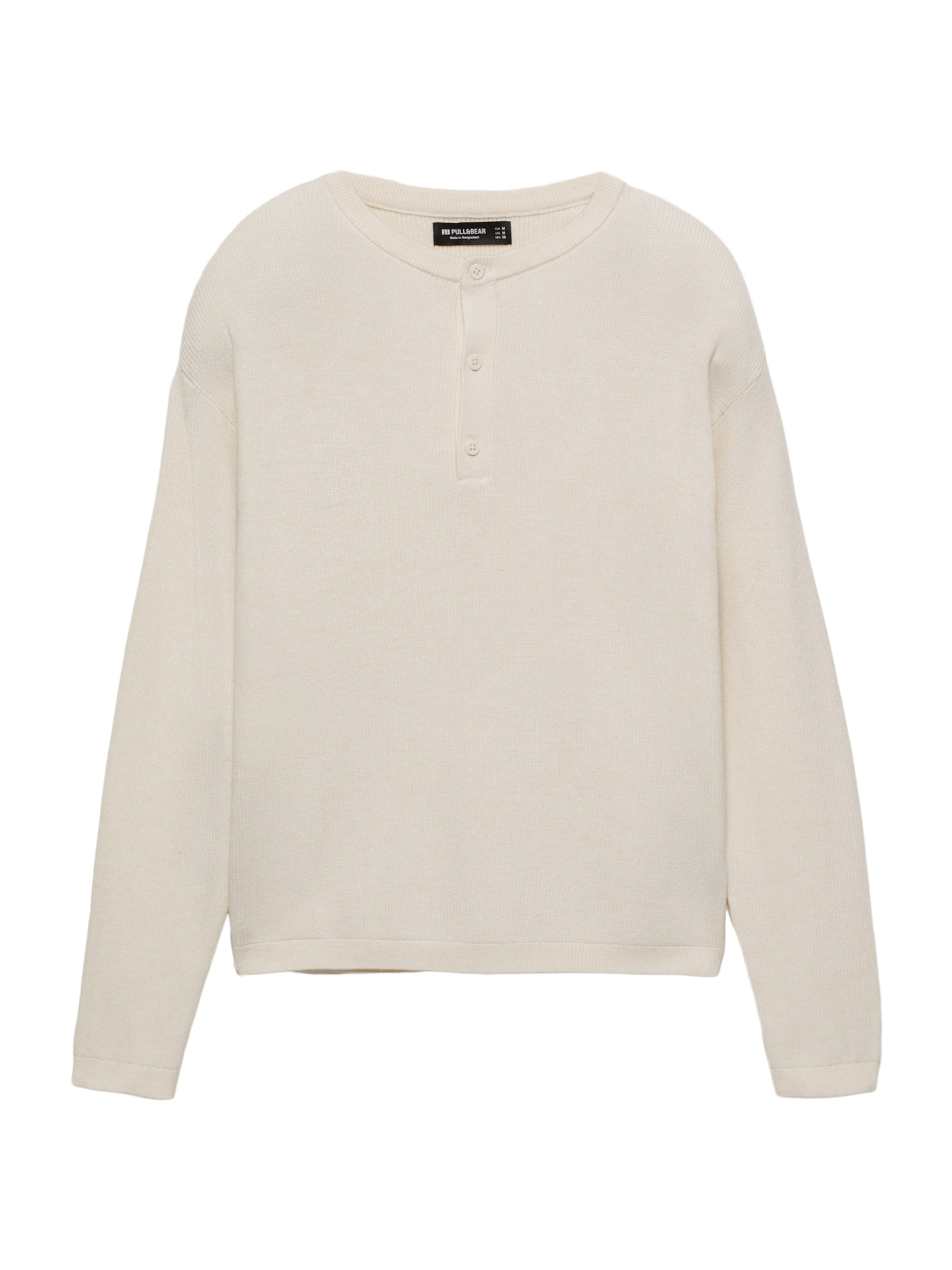 Pullover di Pull&Bear in bianco: frontale