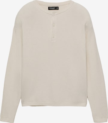 Pull&BearPulover - bijela boja: prednji dio