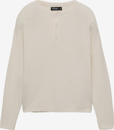 Pull&Bear Neulepaita värissä luonnonvalkoinen, Tuotenäkymä