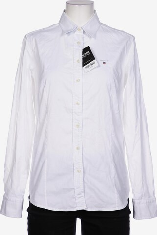 GANT Sweatshirt & Zip-Up Hoodie in L in White: front
