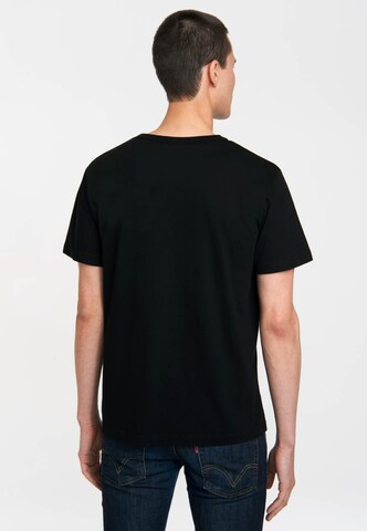 LOGOSHIRT Shirt 'Brutus' in Black