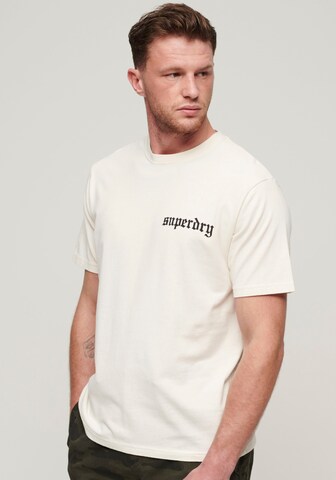 Superdry T-Shirt in Beige