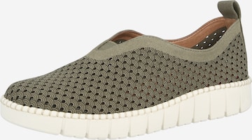 JANA Slip on -tennarit värissä vihreä: etupuoli