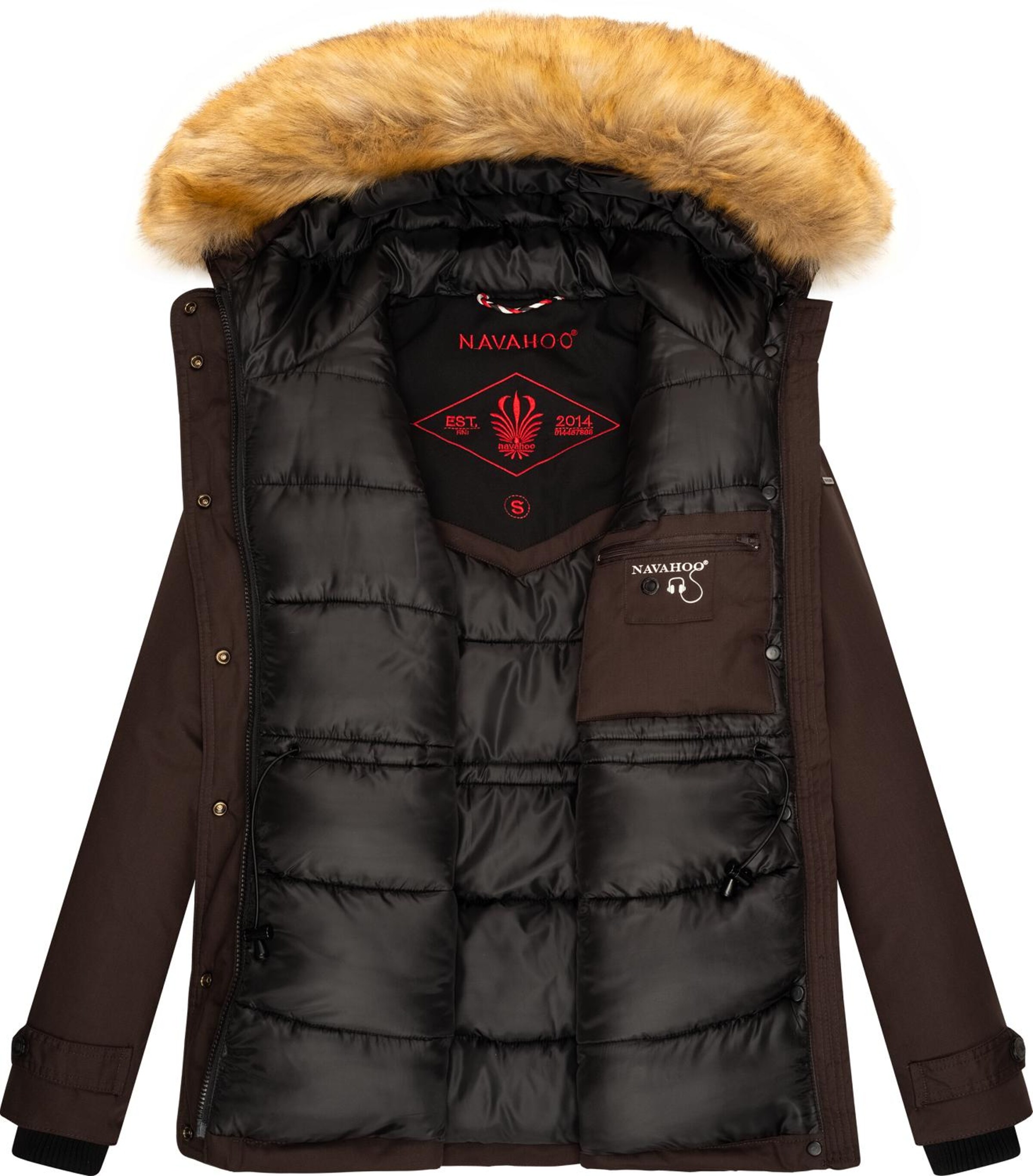 NAVAHOO Jacke 'Laura' in Braun