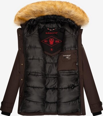 NAVAHOO Winter Jacket 'Laura' in Brown