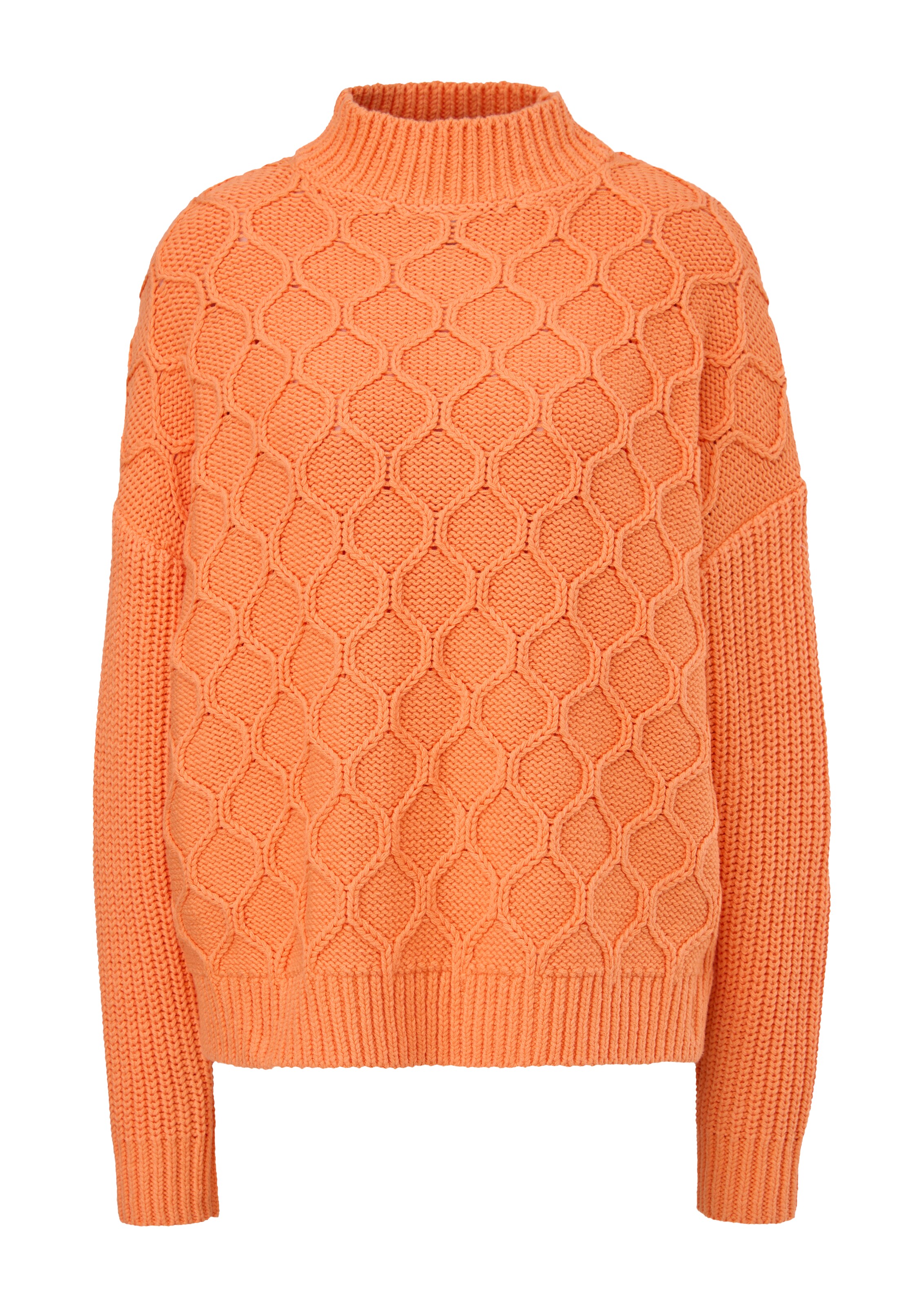 comma casual identity Pullover in Orange: Vorderseite