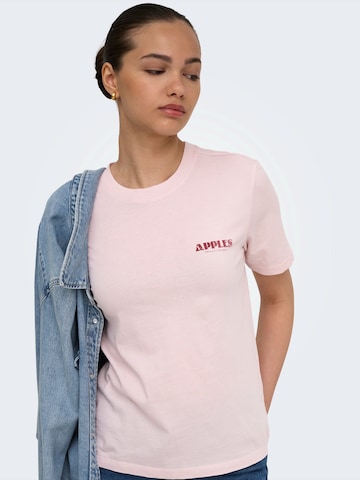 ONLY - Camiseta 'ONLLUCY MONJA' en lila