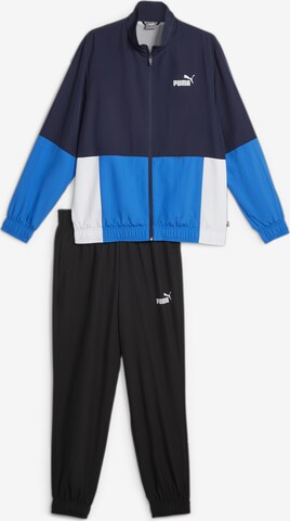 PUMA Sports Suit in Blue: front