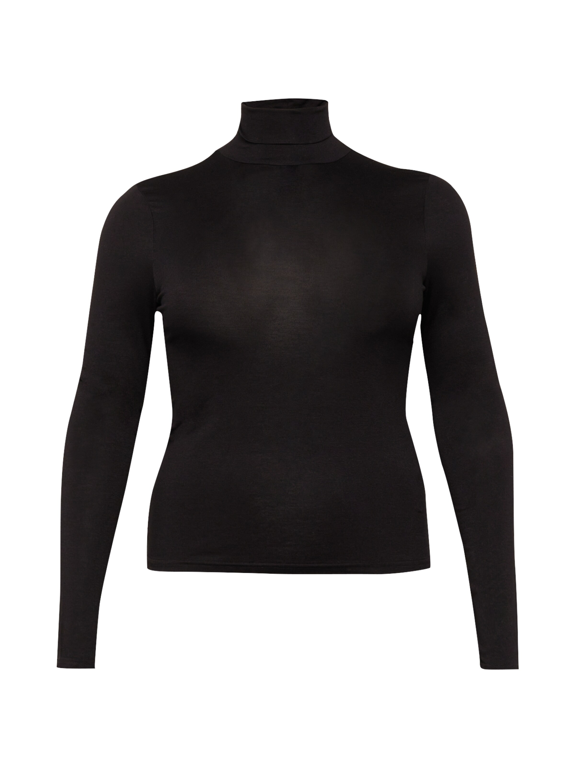 Guido Maria Kretschmer Curvy Shirt 'Rana' in Zwart: voorkant