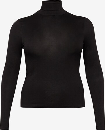 Guido Maria Kretschmer Curvy Shirt 'Rana' in Black: front