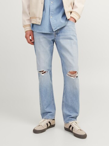 JACK & JONES Regular Jeans 'JJIChris' in Blue: front