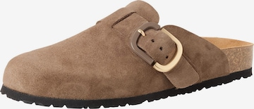 Mule Tamaris en marron : devant