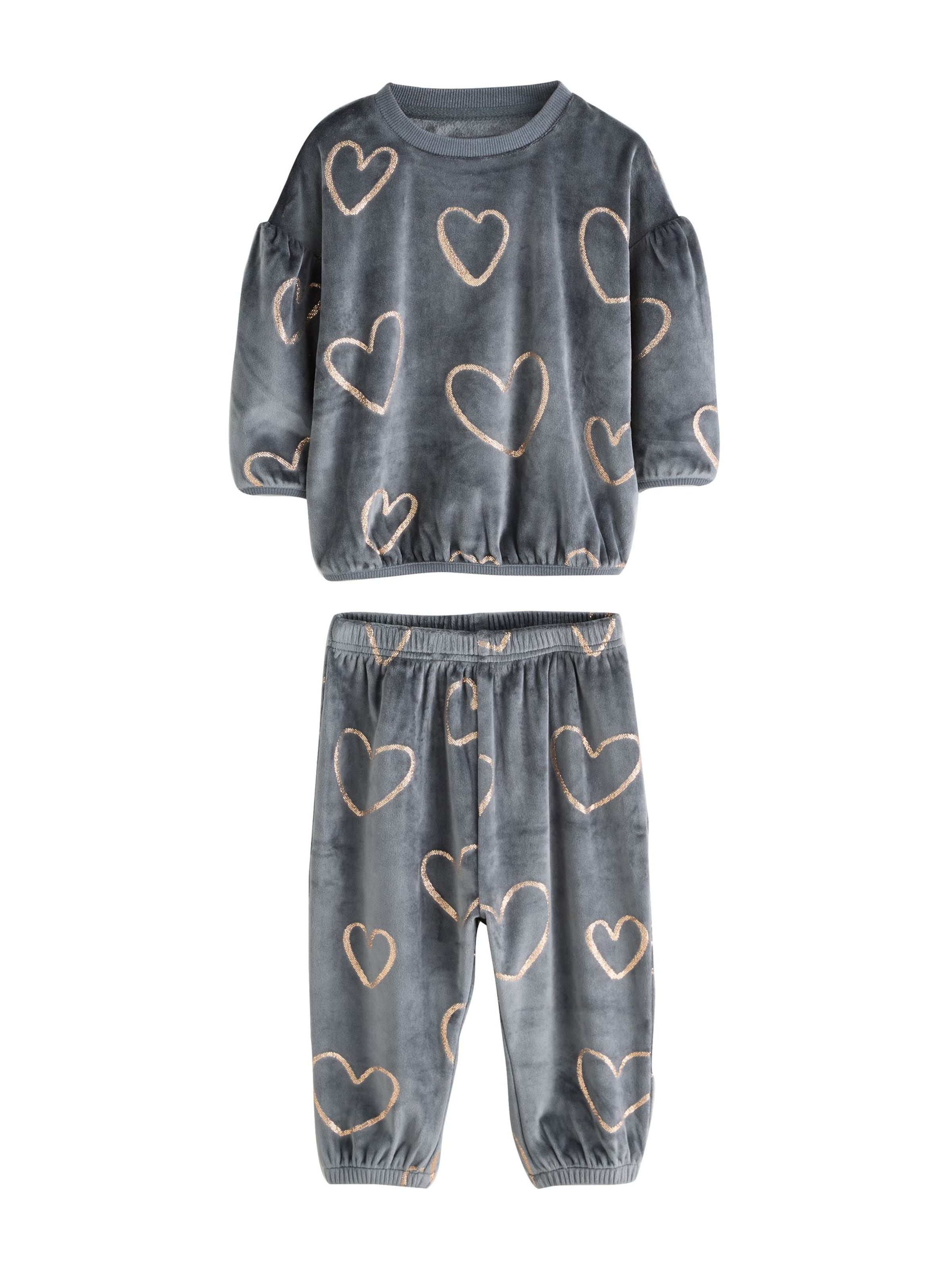 Next Pajamas in Grey: front