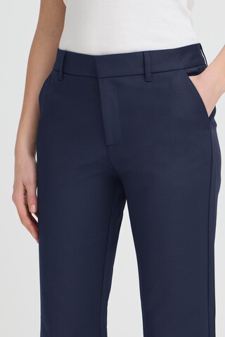 Regular Pantalon Pulz en bleu