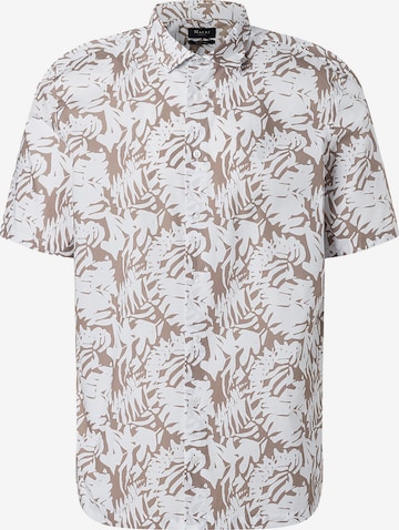 MAERZ Muenchen Button Up Shirt in Beige: front