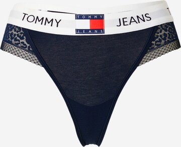 zils Tommy Jeans Stringu biksītes: no priekšpuses