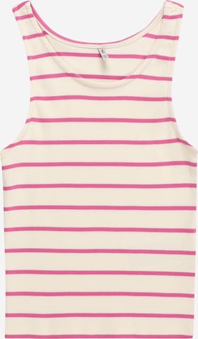 KIDS ONLY - Top 'NESSA' en blanco: frente