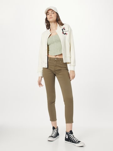 ESPRIT Skinny Broek in Groen