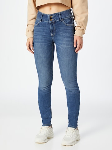 Lindex Slimfit Jeans i blå: forside