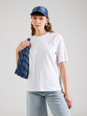 ONLY T-Shirt 'ONLJULIA' in Weiß: Vorderseite