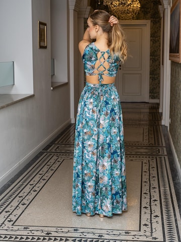 GRAZIA STORE Společenské šaty 'Kamilla' – modrá