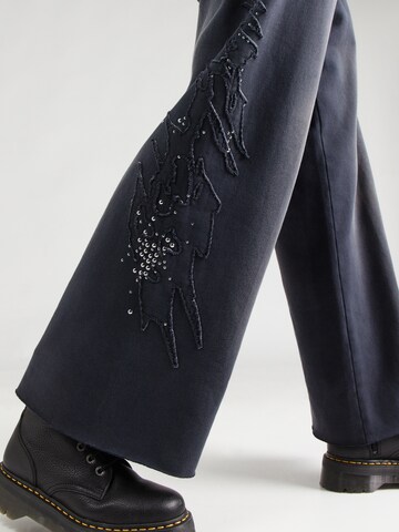 Wide Leg Pantalon 'Fury' WEEKDAY en noir