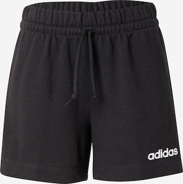 Loosefit Pantaloni sportivi 'Essentials' di ADIDAS SPORTSWEAR in nero: frontale