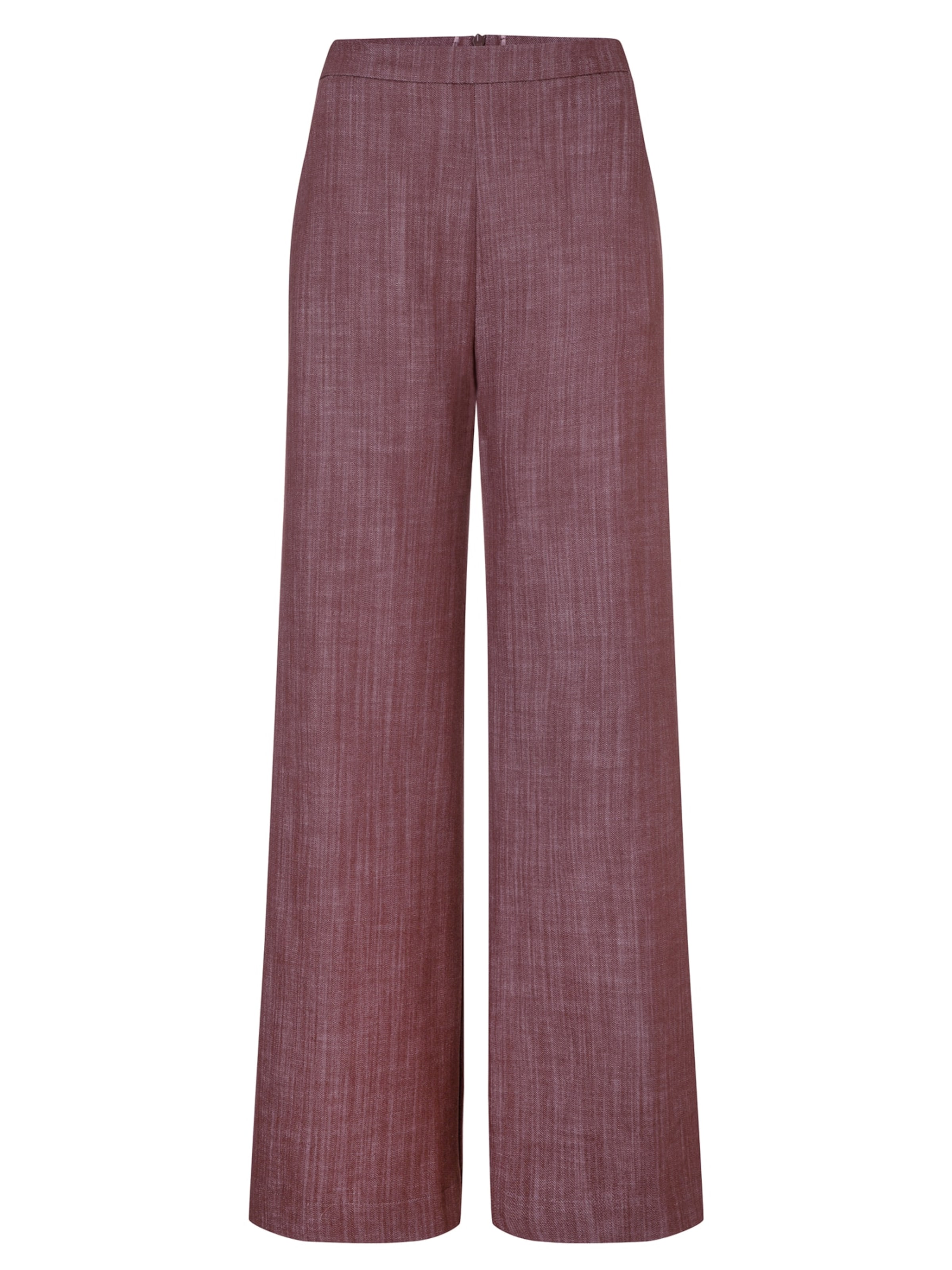 Ana Alcazar Wide leg Trousers in Purple: front