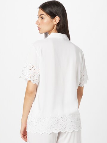 Chemise de nuit 'Leah Aoe' Cyberjammies en blanc