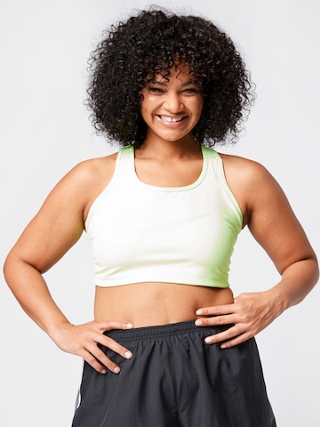 Bustier Soutien-gorge de sport NIKE en vert : devant