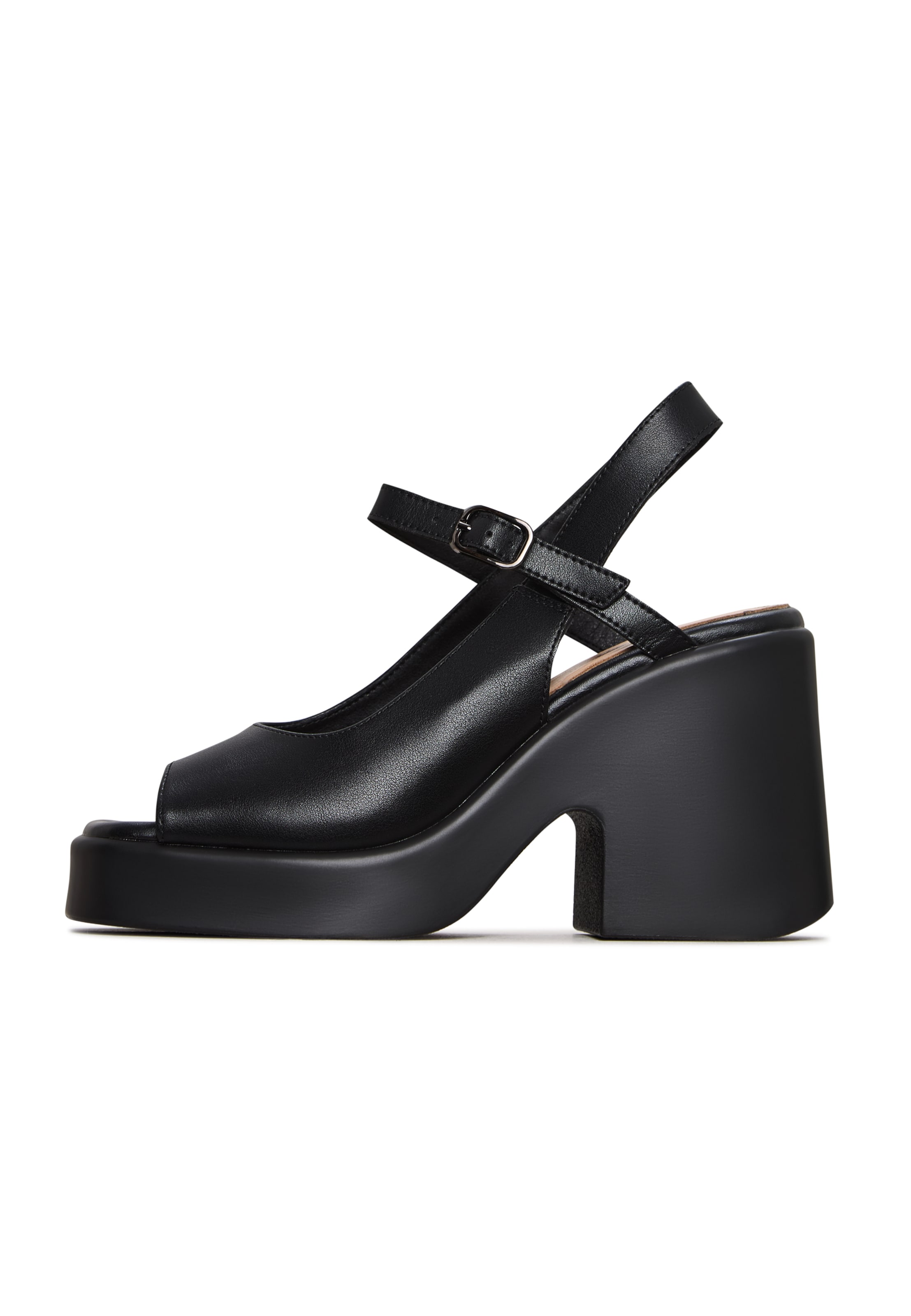 CESARE GASPARI Slingpumps in Schwarz: Vorderseite